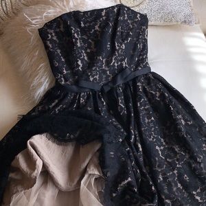 Beautiful black lace cocktail dress